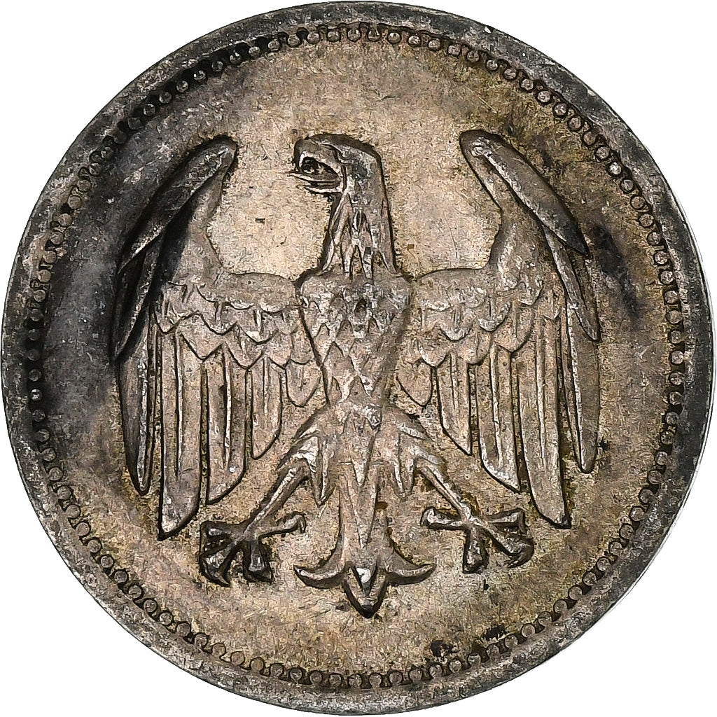 ALEMANIA - REPÚBLICA DE WEIMAR, Mark, 1924, Berlin, Plata, MBC, KM:Pn257