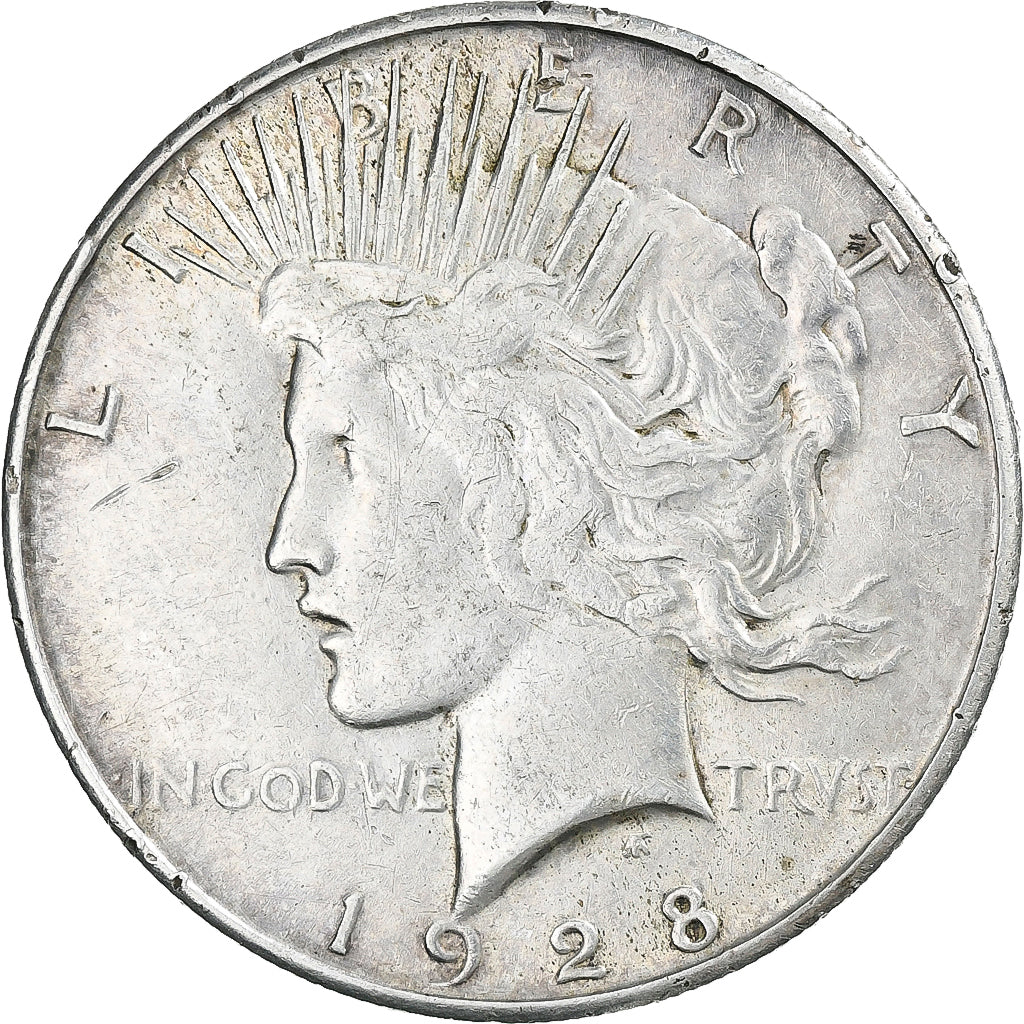 Vereinigte Staaten, Dollar, Peace Dollar, U.S. Mint, Silber, S+, KM:150