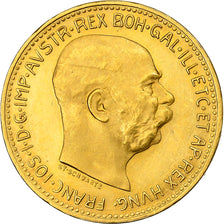Austria, Franz Joseph I, 20 Corona, 1915, Vienna, Restrike, Gold, MS(63)