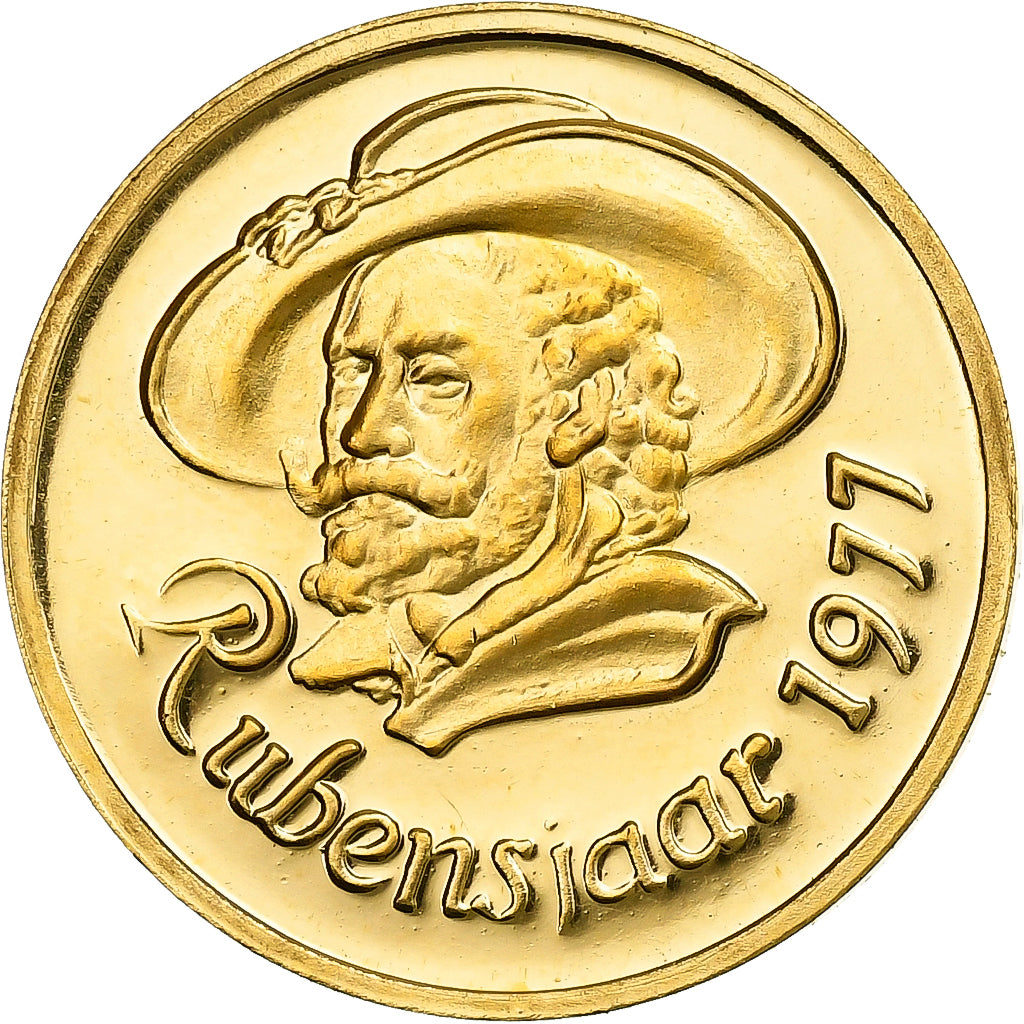 Bélgica, medalha, 1977, Brussels, Dourado, Medaille 400 ans de PETER PAUL