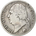 France, Louis XVIII, 2 Francs, Louis XVIII, 1824, Rouen, Silver, VF(20-25)