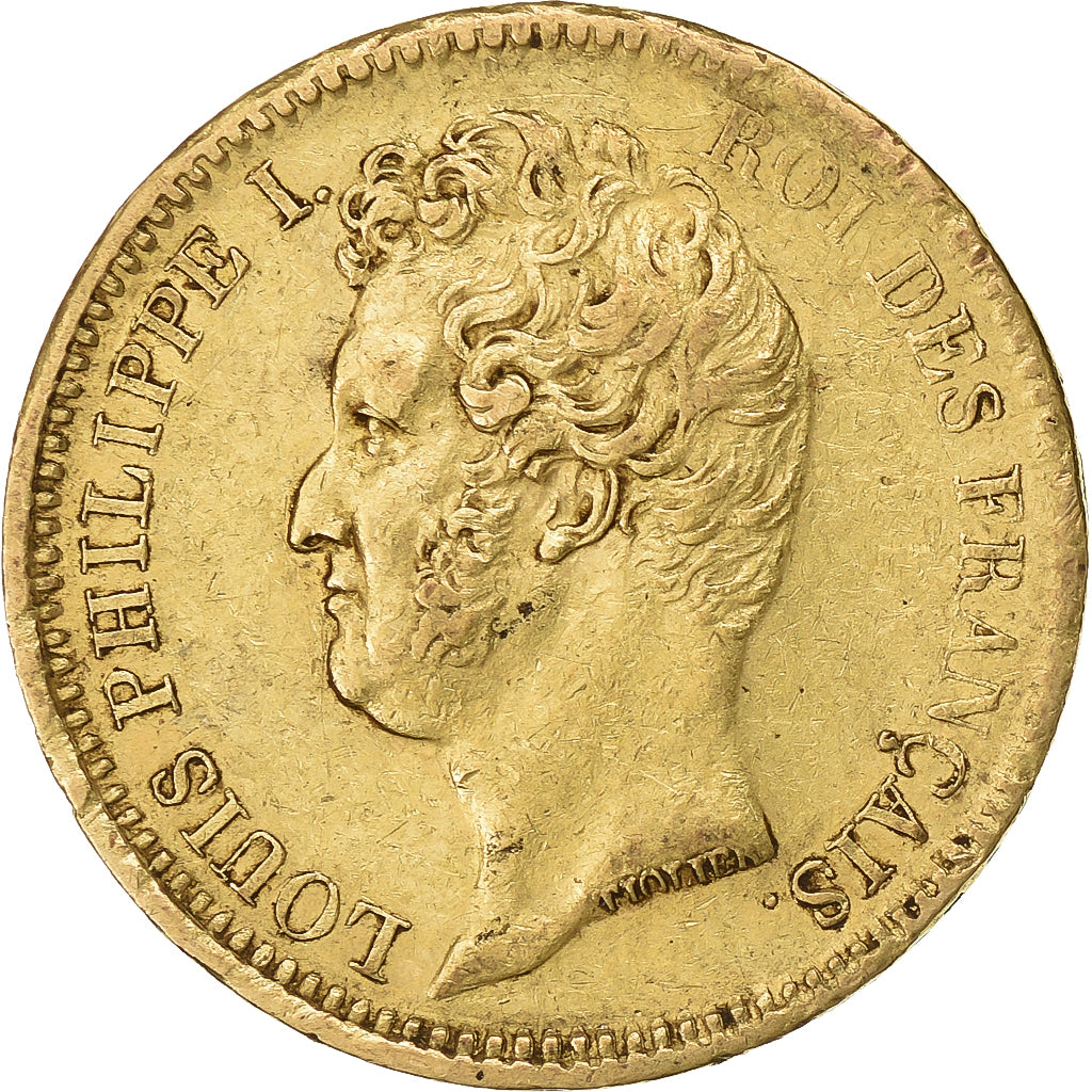 Francia, 20 Francs, Louis-Philippe, 1831, Paris, Oro, BB, KM:739.1