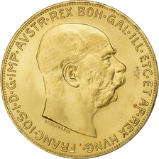 Oostenrijk, Franz Joseph I, 100 Corona, 1915, Vienna, Goud, PR+, KM:2819