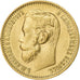 Russie, Nicholas II, 5 Roubles, 1899, St. Petersburg, Or, SUP, KM:62