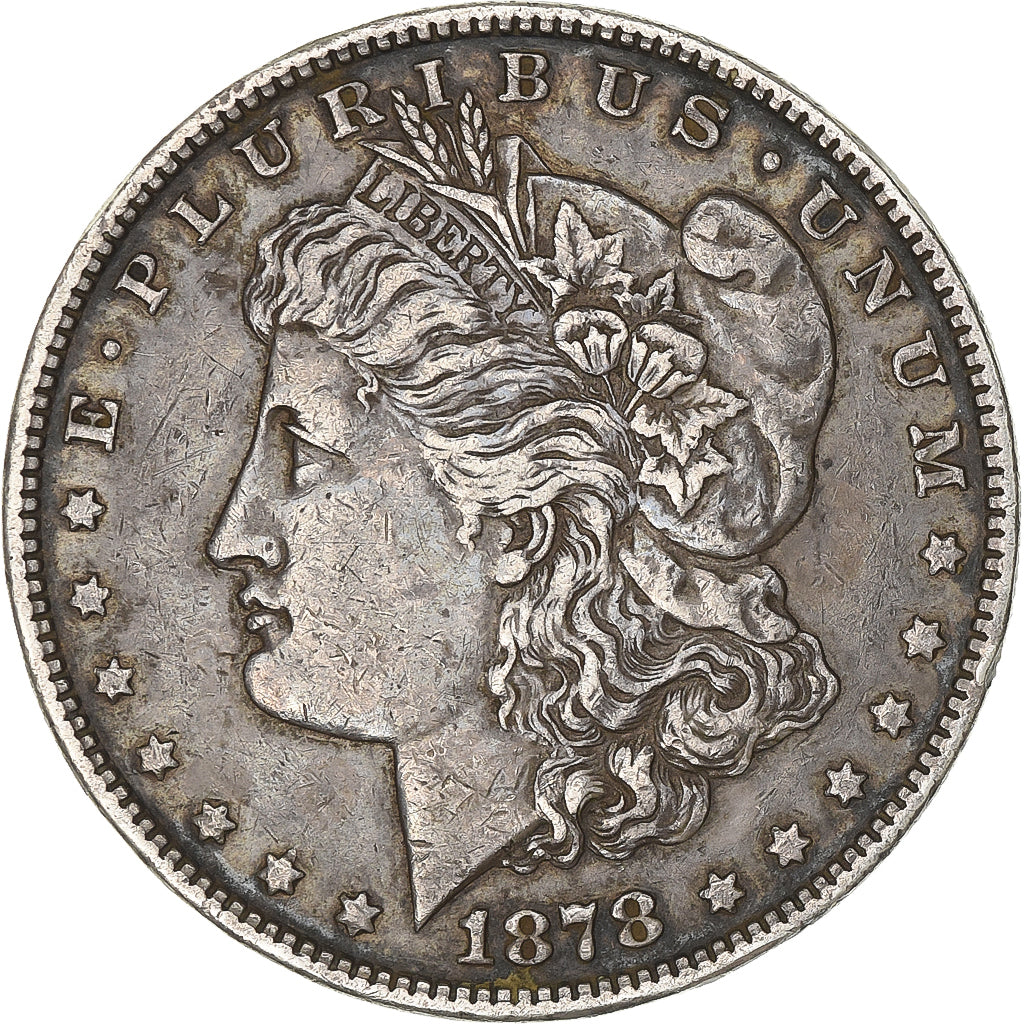 United States, Dollar, Morgan Dollar, 1878, Philadelphia, Silver, VF(30-35)