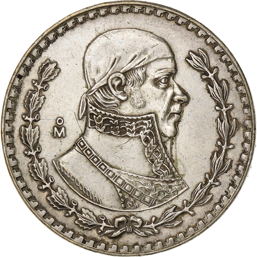 Mexico, Peso, 1967, Mexico City, Silver, EF(40-45), KM:459