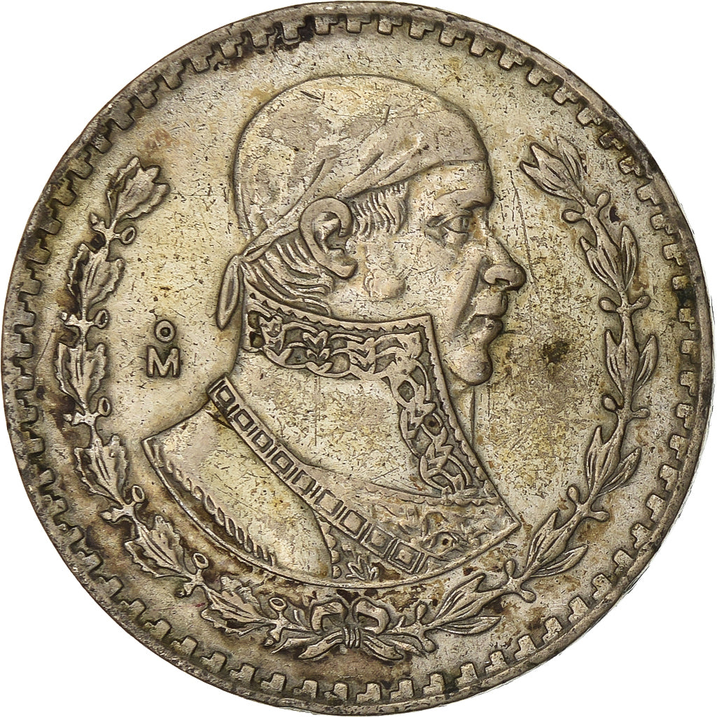 Mexico, Peso, 1962, Mexico City, Silver, EF(40-45), KM:459