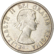 Canada, Elizabeth II, Dollar, 1959, Ottawa, Silver, EF(40-45), KM:54