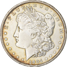 United States, Dollar, Morgan Dollar, 1904, New Orleans, Silver, AU(50-53)