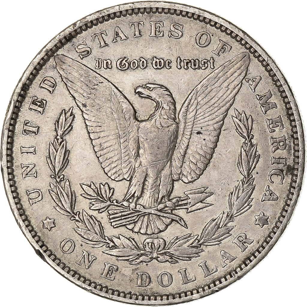 United States, Dollar, Morgan Dollar, 1890, Philadelphia, Silver, EF(40-45)