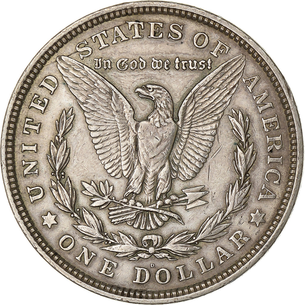 United States, Dollar, Morgan Dollar, 1921, Denver, Silver, AU(50-53), KM:110