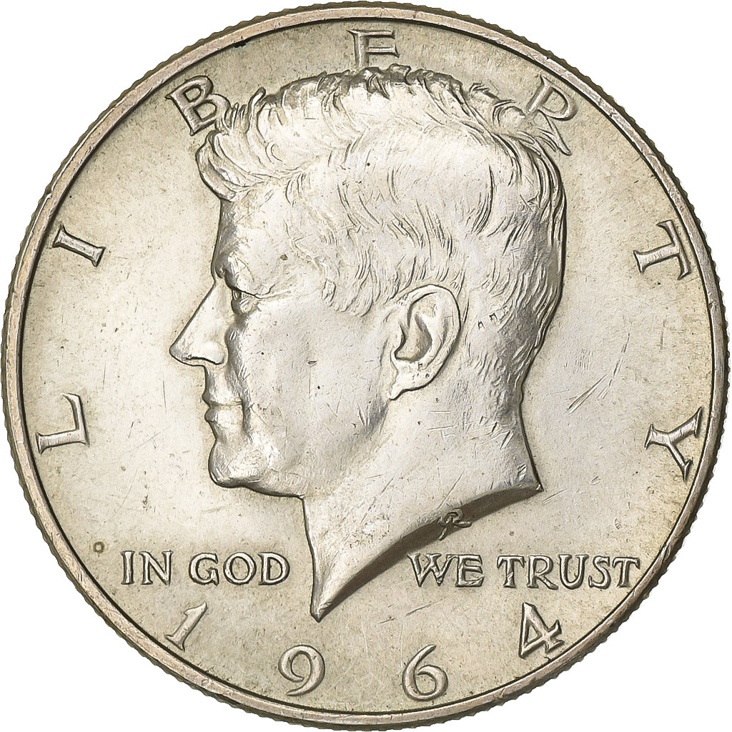 United States, Half Dollar, Kennedy Half Dollar, 1964, Denver, Silver
