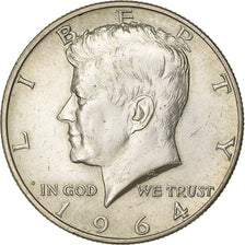 United States, Half Dollar, Kennedy Half Dollar, 1964, Denver, Silver