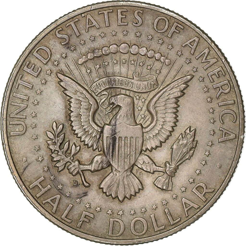 United States, Half Dollar, Kennedy Half Dollar, 1964, Denver, Silver