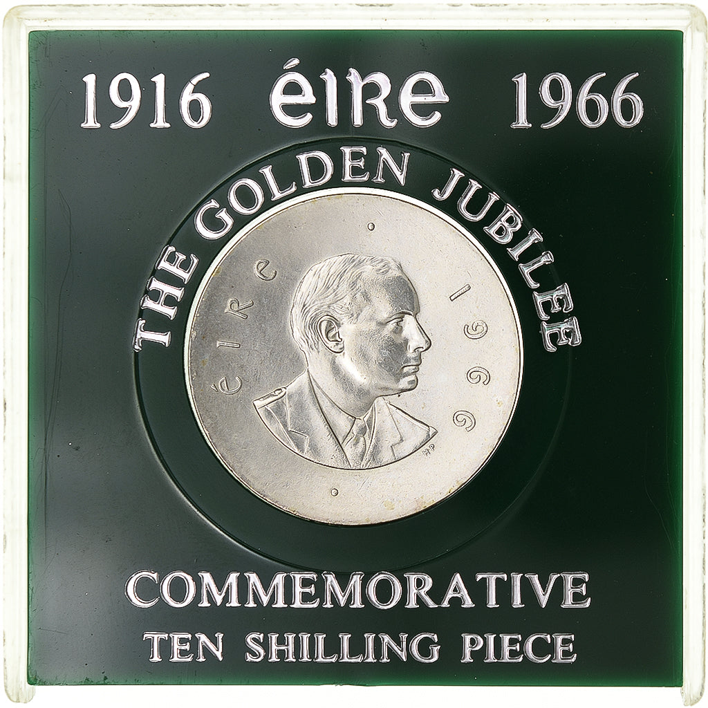 Irlande, 10 Shilling, 1966, Argent, SPL, KM:18