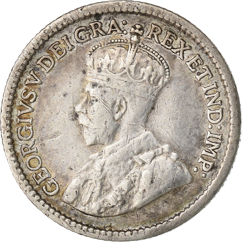 Canada, George V, 5 Cents, 1914, Royal Canadian Mint, Silver, VF(30-35), KM:22