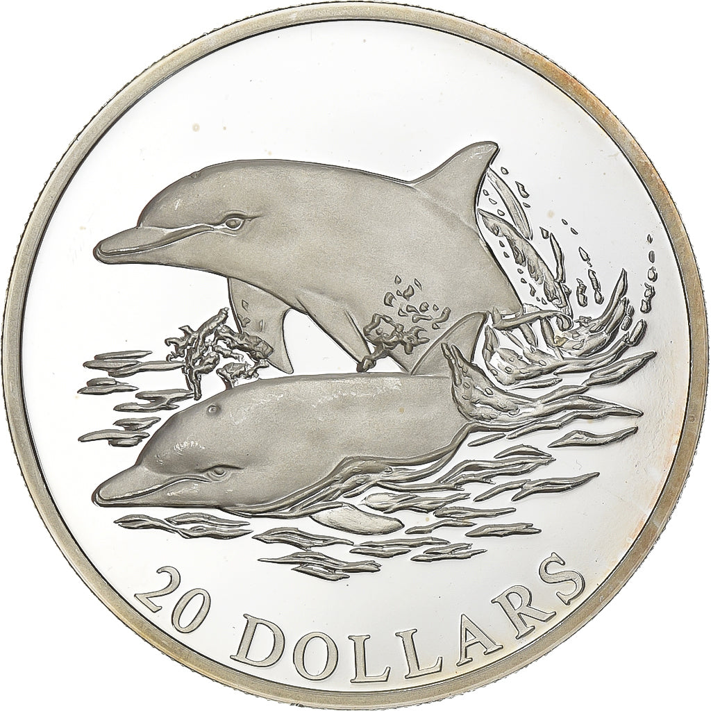 Liberia, 20 Dollars, 2001, Franklin Mint, Argento, SPL