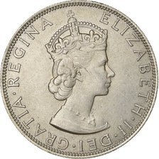 Bermuda, Elizabeth II, Crown, 1964, Silver, EF(40-45), KM:14