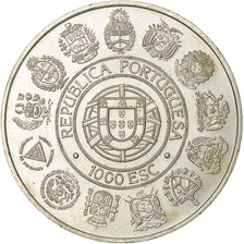 Portugal, 1000 Escudos, 1992, Lisbon, Zilver, PR+, KM:657