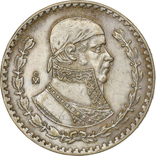 Mexico, Peso, 1962, Mexico City, Silver, EF(40-45), KM:459