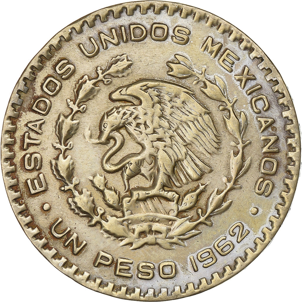 Mexico, Peso, 1962, Mexico City, Zilver, ZF, KM:459