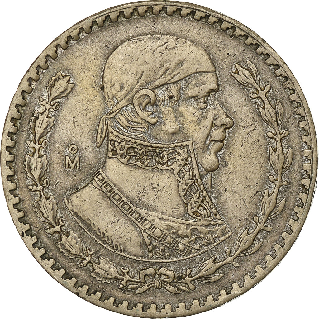 Mexico, 5 Pesos, 1957, Mexico City, Zilver, ZF, KM:469