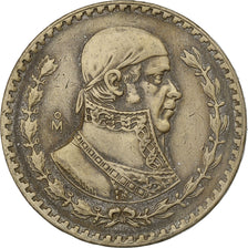 Mexico, Peso, 1958, Mexico City, Silver, EF(40-45), KM:459