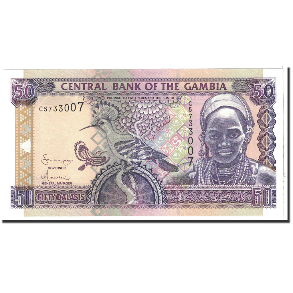 Banknote, The Gambia, 50 Dalasis, 2001, Undated, KM:23c, UNC(65-70)