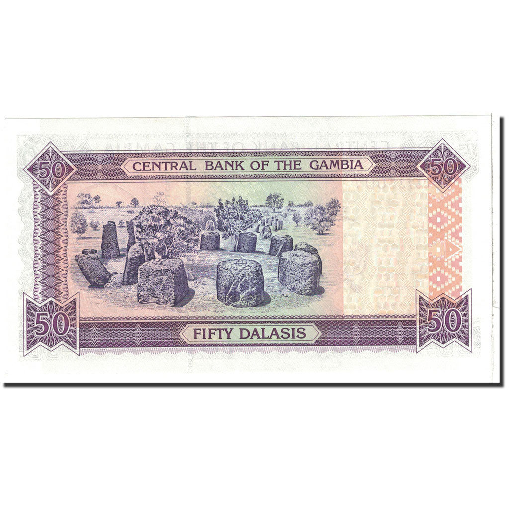 Banknote, The Gambia, 50 Dalasis, 2001, Undated, KM:23c, UNC(65-70)