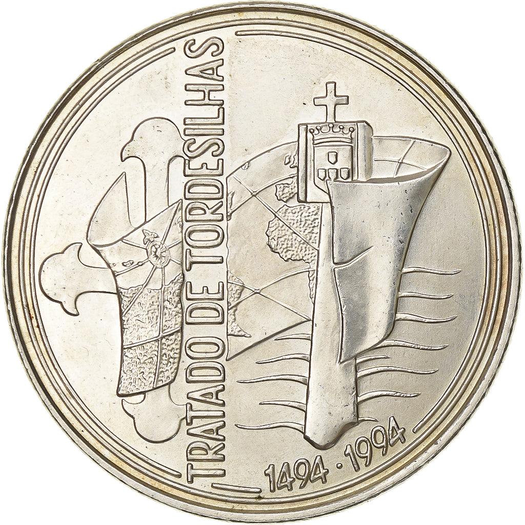 Portugal, 1000 Escudos, 1994, Lisbon, Silver, AU(55-58), KM:675