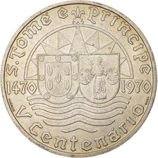 São Tomé and Príncipe, 50 Escudos, 1970, Silver, AU(55-58), KM:21