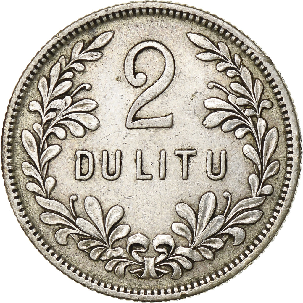 Lithuania, 2 Litu, 1925, King's Norton, Silver, EF(40-45), KM:77