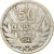 Uruguay, 50 Centesimos, 1943, Santiago, Silver, VF(30-35), KM:31