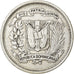 Dominican Republic, 25 Centavos, 1956, Philadelphia, Silver, EF(40-45), KM:20