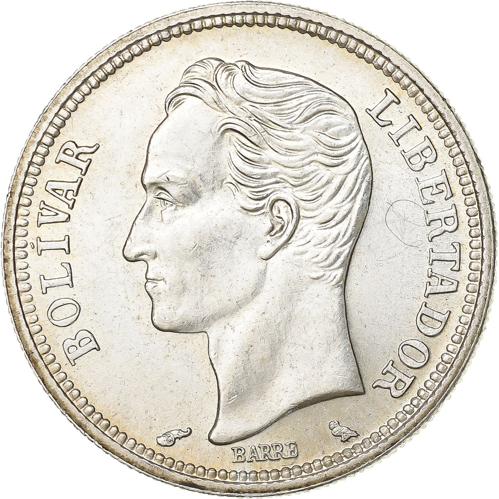 Venezuela, Bolivar, 1960, Paris, Silber, VZ, KM:37a
