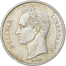 Venezuela, Gram 5, Bolivar, 1924, Paris, Silver, AU(50-53), KM:22