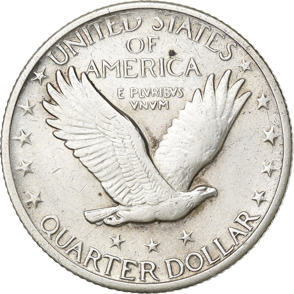 United States, Quarter, Standing Liberty Quarter, 1918, Philadelphia, Silver