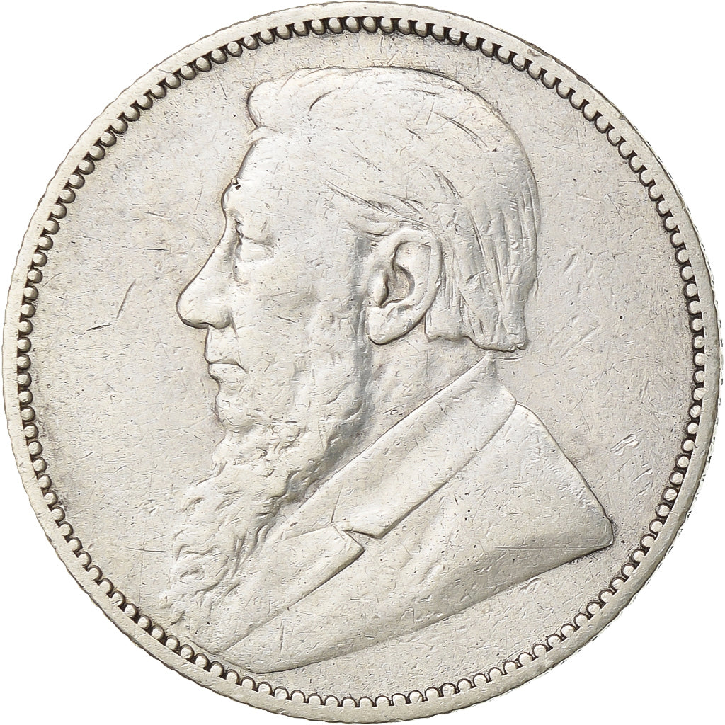 South Africa, Shilling, 1896, Pretoria, Silver, EF(40-45), KM:5