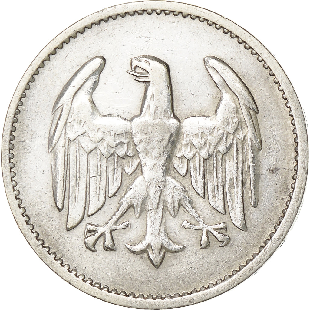 Alemanha, Mark, 1924, Stuttgart, Prata, AU(50-53), KM:42