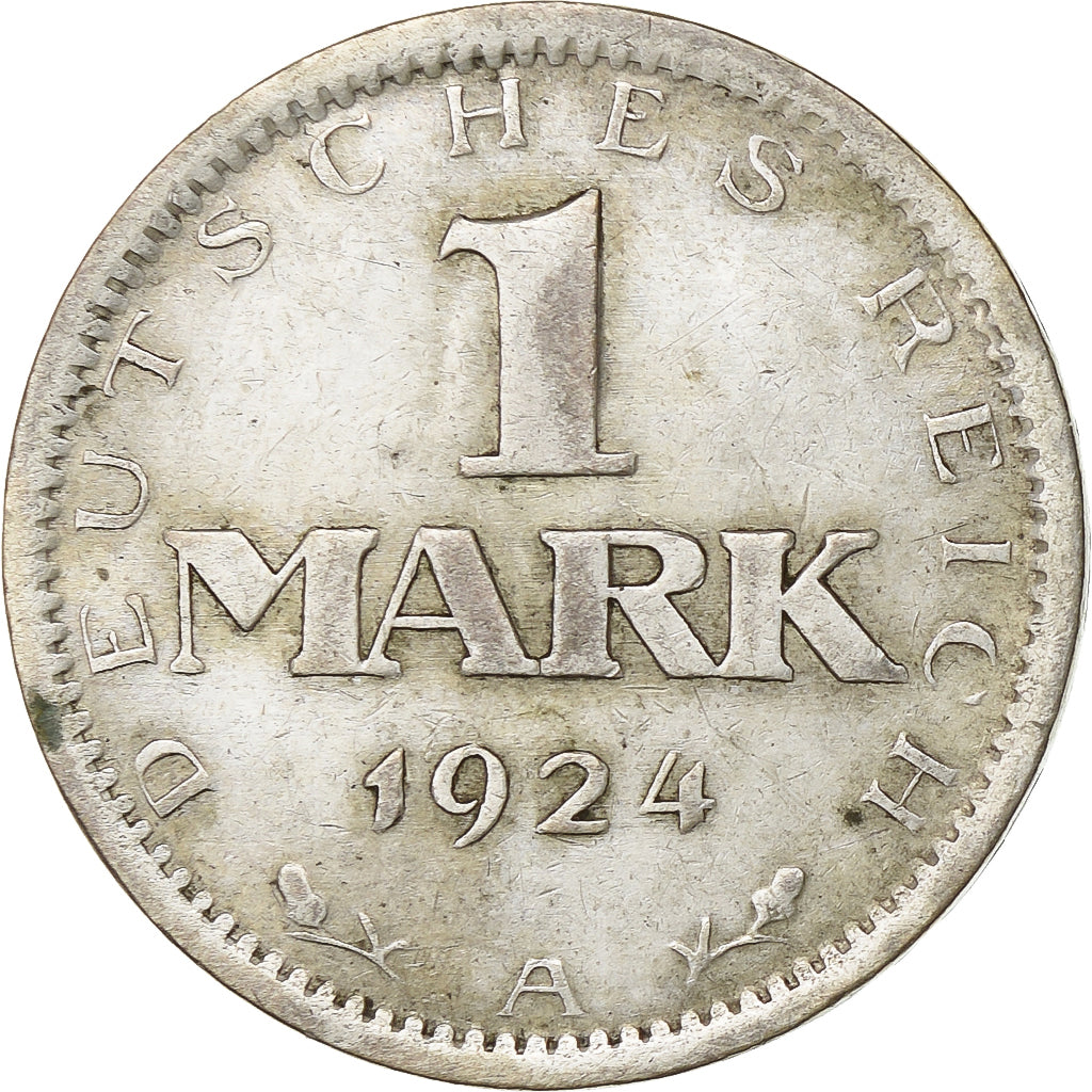 Deutschland, Mark, 1924, Berlin, Silber, SS, KM:42