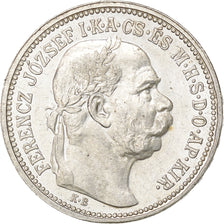 Ungarn, Franz Joseph I, Korona, 1916, Budapest, Silber, SS+, KM:492