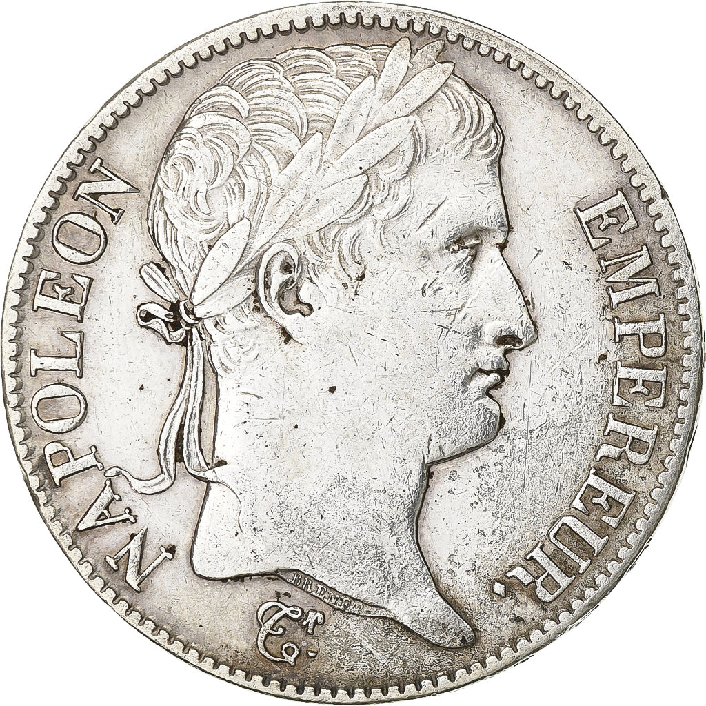 France, 5 Francs, Napoléon I, 1812, Perpignan, Silver, EF(40-45), KM:694.12