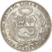 Peru, Sol, 1915, Lima, Silver, AU(55-58), KM:196.26