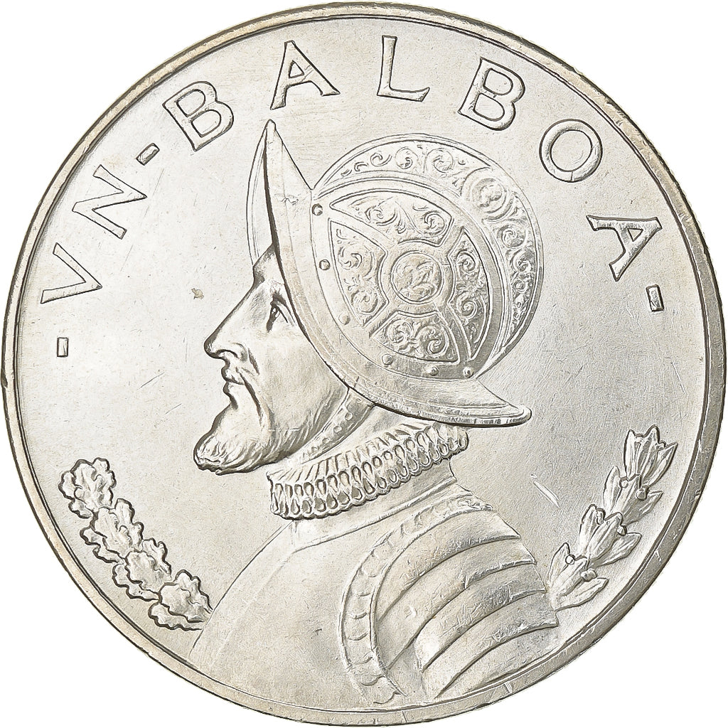 Panama, Balboa, 1947, Philadelphia, Silver, AU(55-58), KM:13
