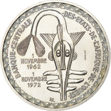 Ivory Coast, 500 Francs, 1972, Paris, ESSAI, Silver, MS(63), KM:E7