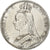 Gran Bretaña, Victoria, Crown, 1889, London, Plata, BC+, KM:765