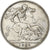 Gran Bretaña, Victoria, Crown, 1889, London, Plata, BC+, KM:765