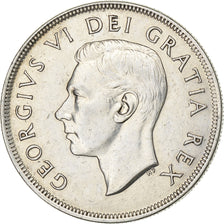 Canada, George VI, Dollar, 1949, Ottawa, Silver, AU(50-53), KM:47