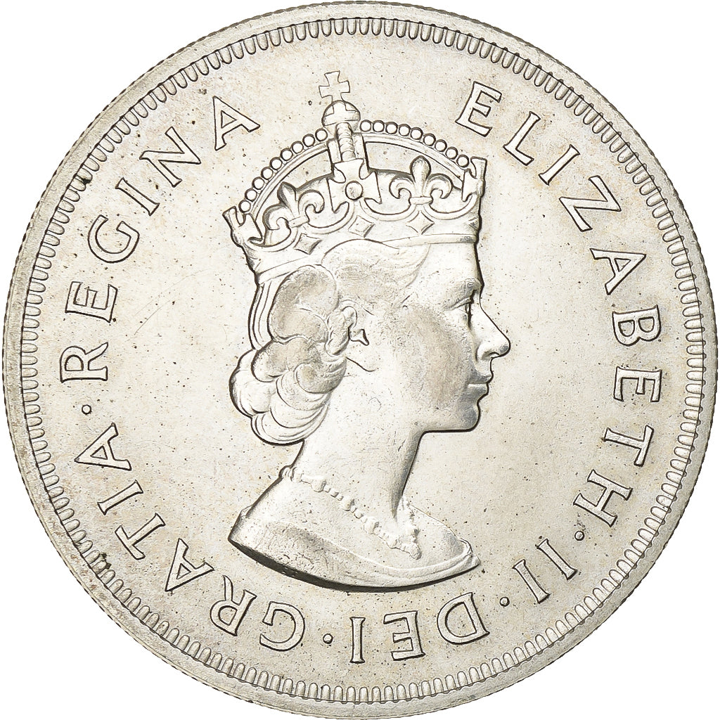 Bermuda, Elizabeth II, Crown, 1959, British Royal Mint, Silver, EF(40-45), KM:13