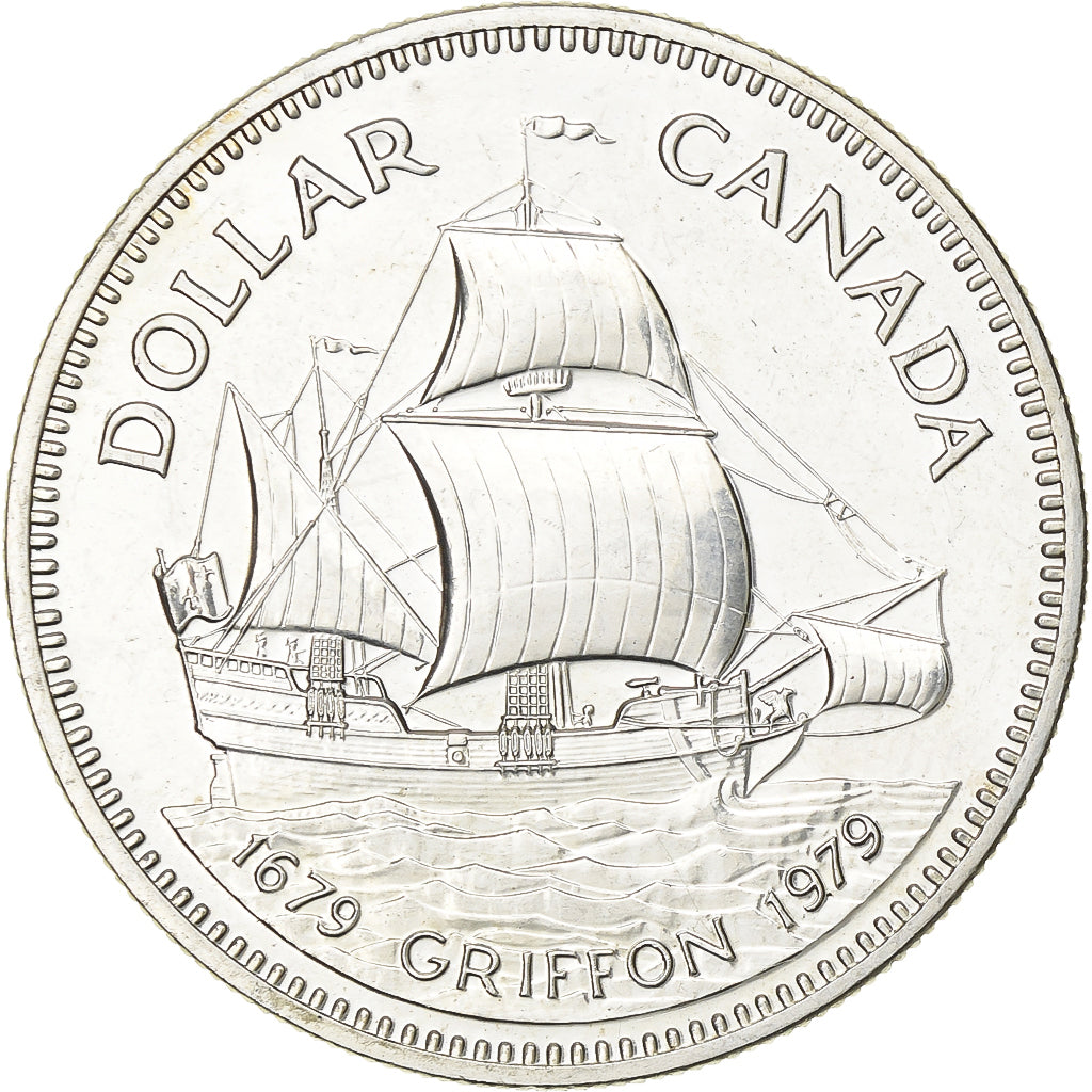 Canada, Elizabeth II, Dollar, 1979, Royal Canadian Mint, Zilver, PR, KM:124